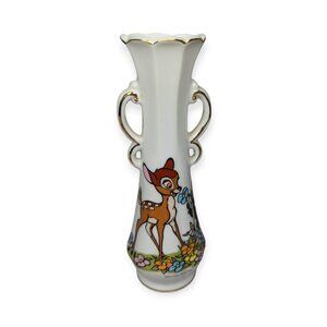 Vintage Walt Disney Productions Bambi Ceramic Flower Bud Vase